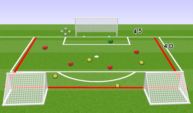 Football/Soccer Session Plan Drill (Colour): Game Form