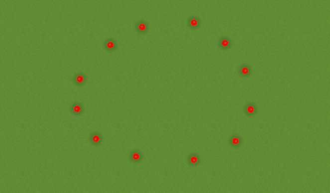 Hockey Session Plan Drill (Colour): Intro Stick Grip & Dribbling