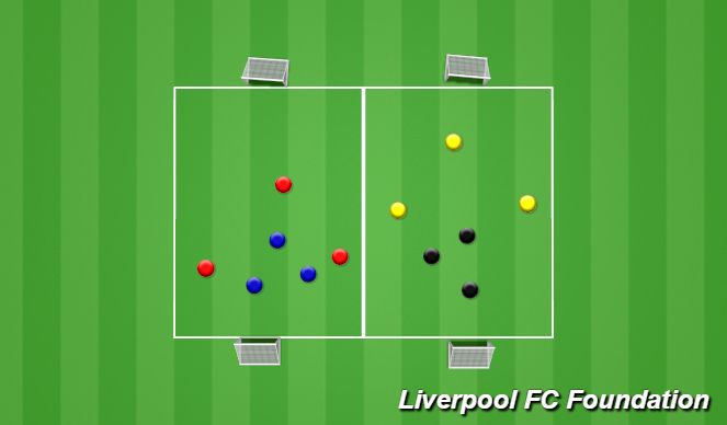 Football/Soccer Session Plan Drill (Colour): Screen 3