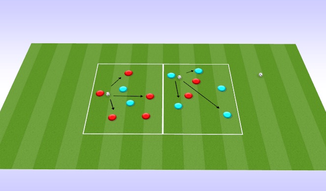 Football/Soccer Session Plan Drill (Colour): Screen 1