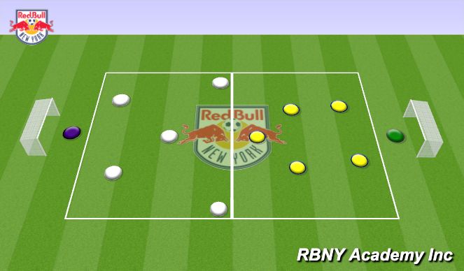 Football/Soccer Session Plan Drill (Colour): Match