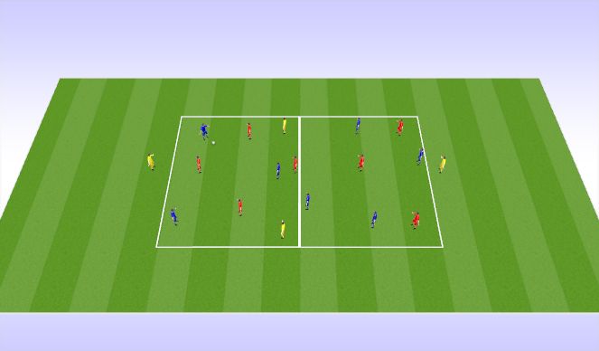 Football/Soccer Session Plan Drill (Colour): Screen 3