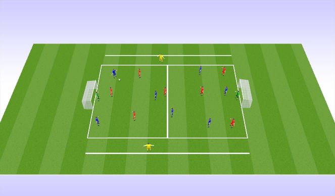 Football/Soccer Session Plan Drill (Colour): Screen 4