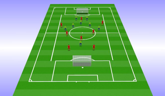 Football/Soccer Session Plan Drill (Colour): Whole - Game 1