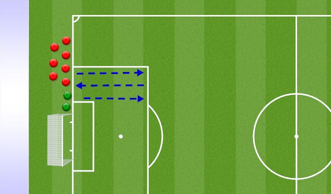 Football/Soccer Session Plan Drill (Colour): Stretches