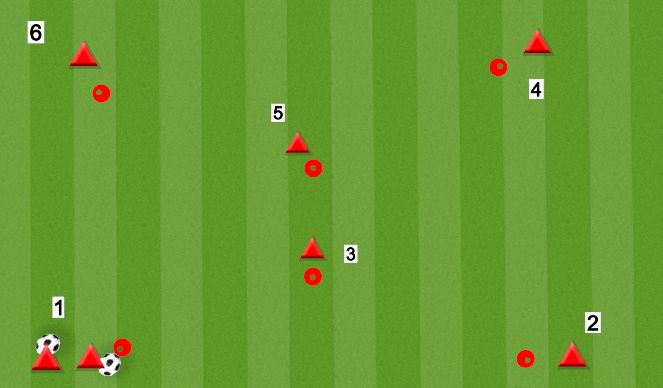 Football/Soccer Session Plan Drill (Colour): West Brom Passing Warm Up #2