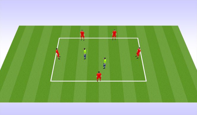 Football/Soccer Session Plan Drill (Colour): Boxes