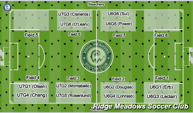 Football/Soccer Session Plan Drill (Colour): U6/U7 Tuesday