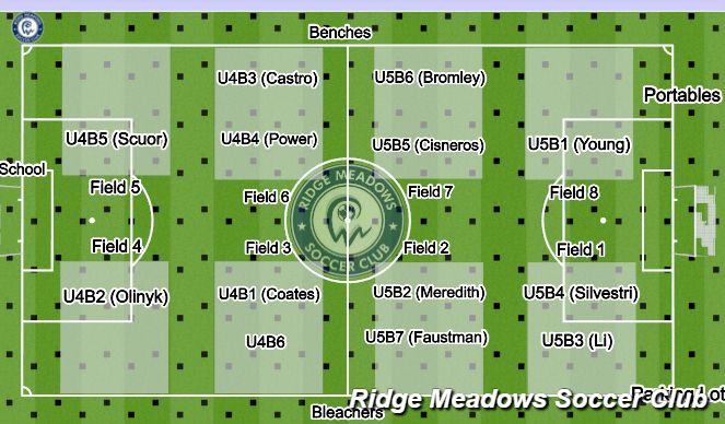 Football/Soccer Session Plan Drill (Colour): U4/U5 Saturday