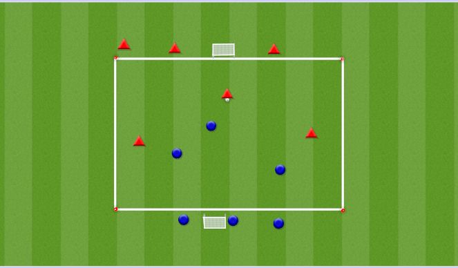 Football/Soccer Session Plan Drill (Colour): Main Activity.