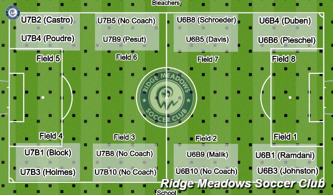 Football/Soccer Session Plan Drill (Colour): U6/U7 Monday (WSS)