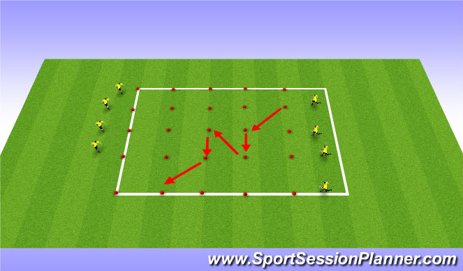 Football/Soccer Session Plan Drill (Colour): Screen 3