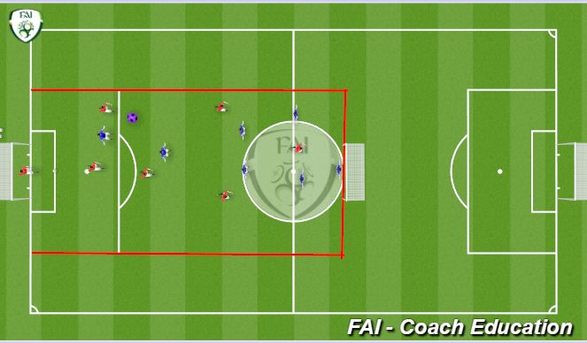 Football/Soccer Session Plan Drill (Colour): Screen 2