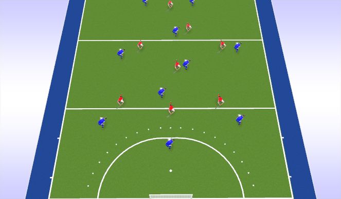 Hockey Session Plan Drill (Colour): Screen 4