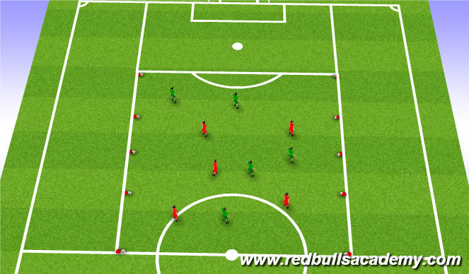 Football/Soccer Session Plan Drill (Colour): Main Theme continued