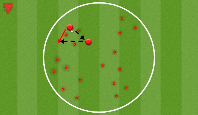 Football/Soccer Session Plan Drill (Colour): Technical 2