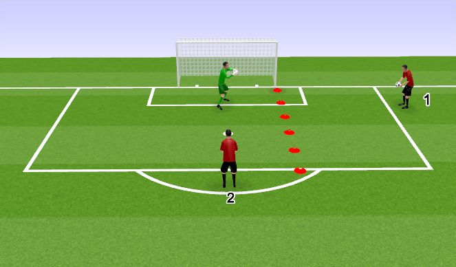 Football/Soccer Session Plan Drill (Colour): Screen 2