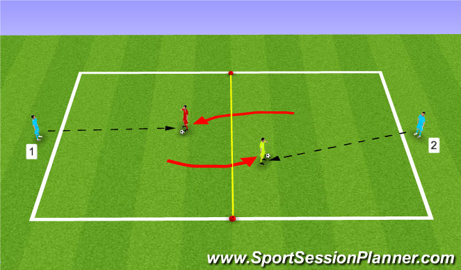 Football/Soccer Session Plan Drill (Colour): Screen 2