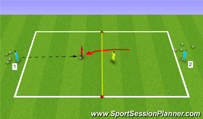 Football/Soccer Session Plan Drill (Colour): Screen 3