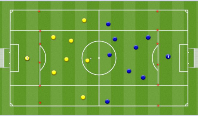 Football/Soccer Session Plan Drill (Colour): Screen 1