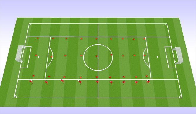 Football/Soccer Session Plan Drill (Colour): Main Part 3