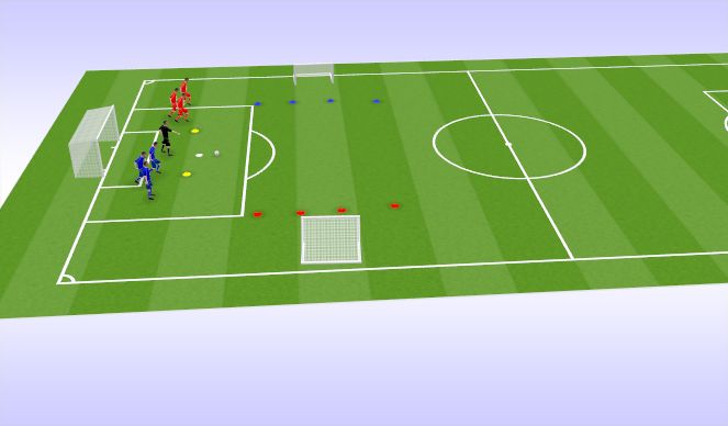 Football/Soccer Session Plan Drill (Colour): Number Soccer
