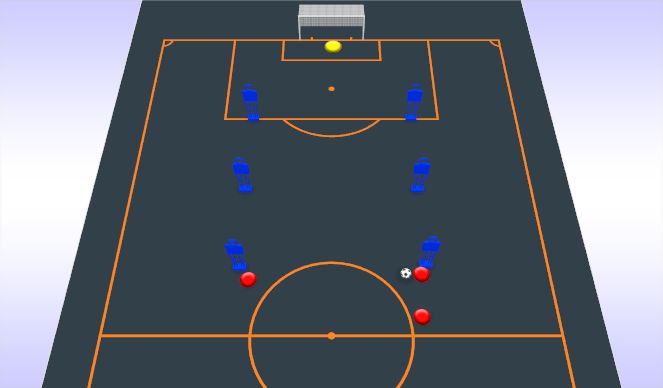 Football/Soccer Session Plan Drill (Colour): Animation 1