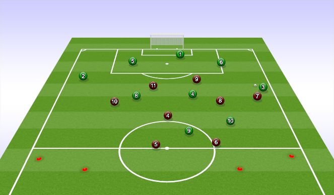 Football/Soccer Session Plan Drill (Colour): SP 2