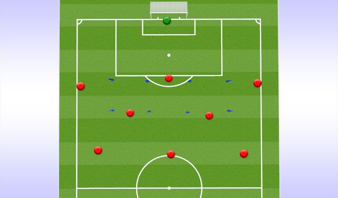 Football/Soccer Session Plan Drill (Colour): BP Shape