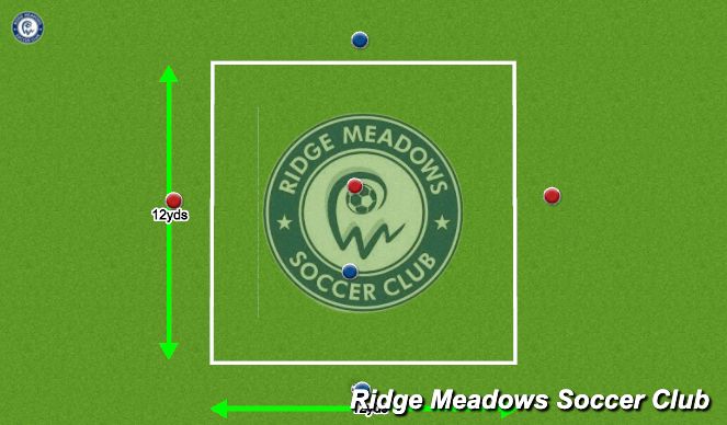 Football/Soccer Session Plan Drill (Colour): Technique