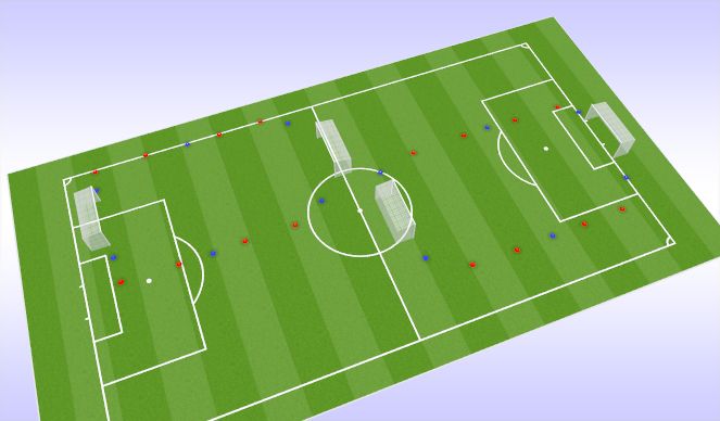Football/Soccer Session Plan Drill (Colour): Screen 1