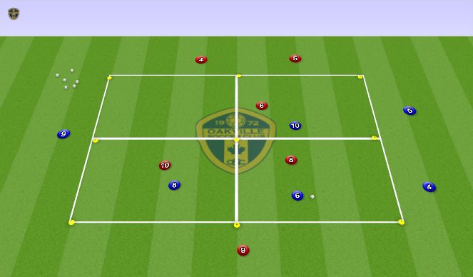 Football/Soccer Session Plan Drill (Colour): Screen 1