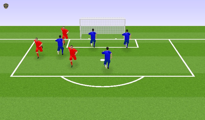 Football/Soccer Session Plan Drill (Colour): Ball Mastery/Keep Ups (10 mins)