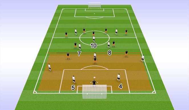 Football/Soccer Session Plan Drill (Colour): Screen 1