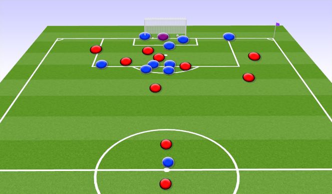 Football/Soccer Session Plan Drill (Colour): Animation 1