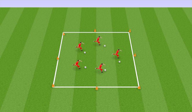 Football/Soccer Session Plan Drill (Colour): Screen 1