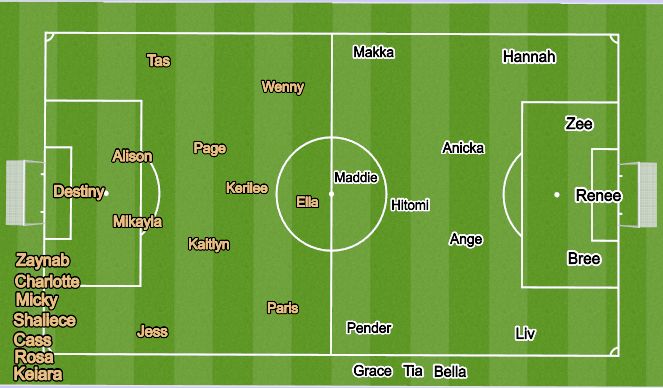 Football/Soccer Session Plan Drill (Colour): Training Game