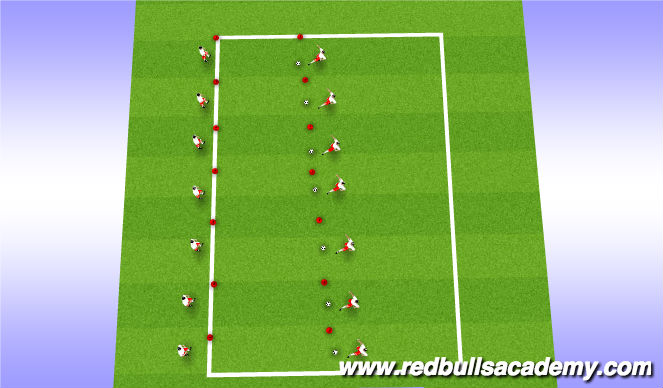 Football/Soccer Session Plan Drill (Colour): Make a 10