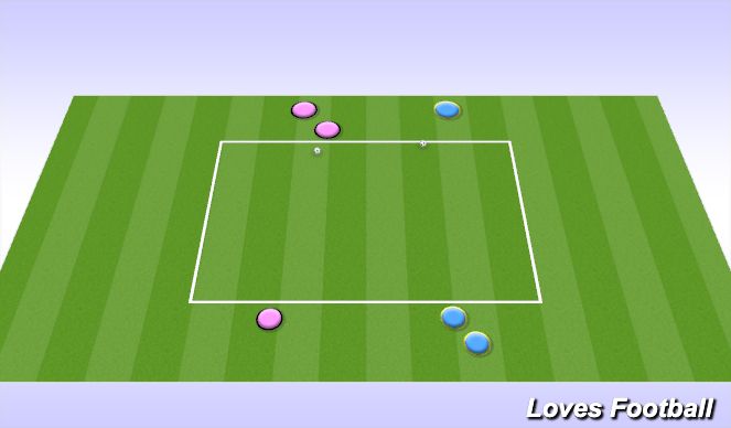 Football/Soccer Session Plan Drill (Colour): Passing