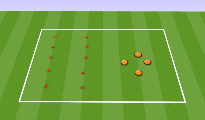 Football/Soccer Session Plan Drill (Colour): Warm Up and Injury Prevention