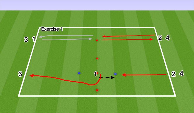 Football/Soccer Session Plan Drill (Colour): Fitness Exercise