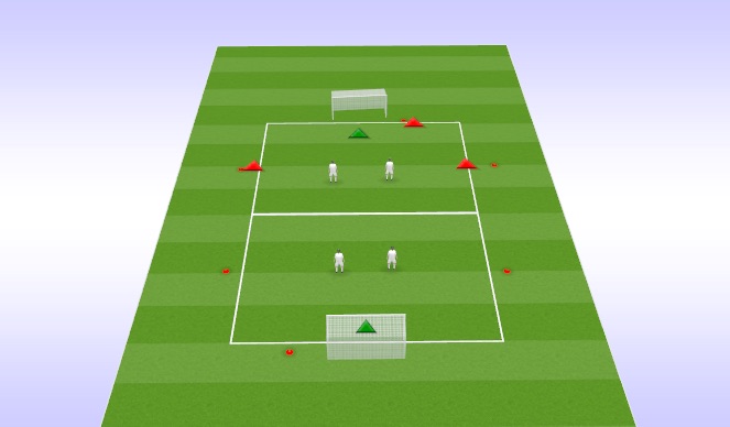 Football/Soccer Session Plan Drill (Colour): Skill Development 2