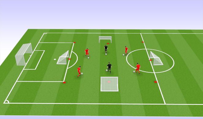 Football/Soccer Session Plan Drill (Colour): Ball Association 2