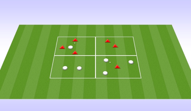 Football/Soccer Session Plan Drill (Colour): Skill Development 2