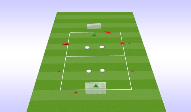 Football/Soccer Session Plan Drill (Colour): Skill Development 3