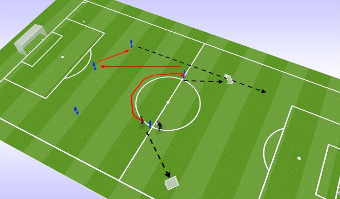 Football/Soccer Session Plan Drill (Colour): Screen 1