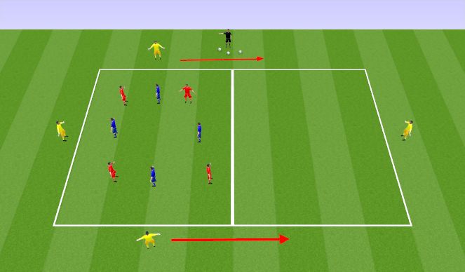 Football/Soccer Session Plan Drill (Colour): Screen 2