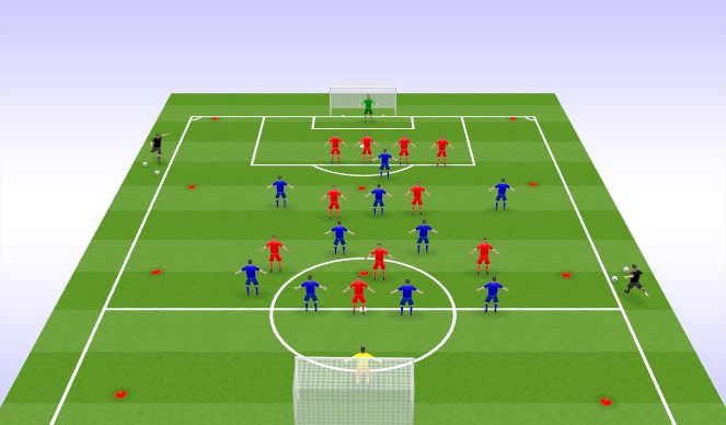 Football/Soccer Session Plan Drill (Colour): Screen 3