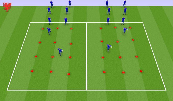 Football/Soccer: Session Plan 11 (Functional: Midfielder, Academy Sessions)