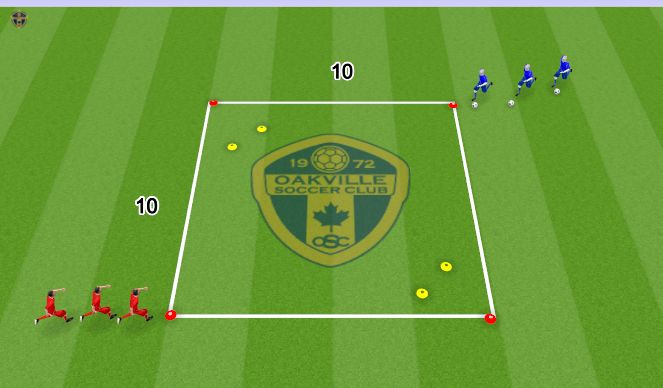 Football/Soccer Session Plan Drill (Colour): Screen 1